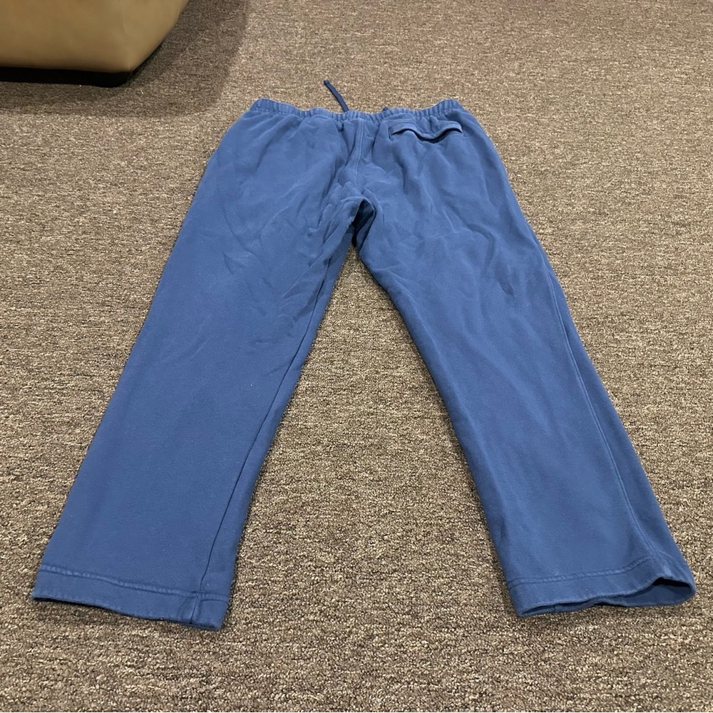 EUC Nike Men's Blue Fleece Sweatpants Comfortable joggers  Bottoms XXL - Picture 3 of 4